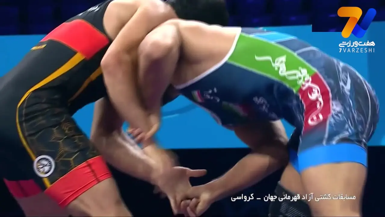 کشتی امیرعلی آذرپیرا مقابل احمد تاج الدینوف را ببینید ی کامل