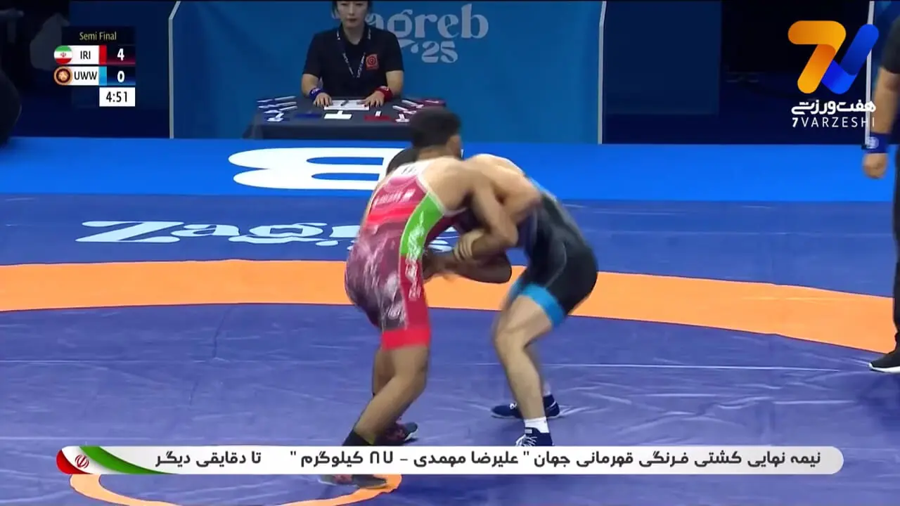 کشتی سعید اسماعیلی مقابل آگایف روس در نیمه نهایی را ببینید ی کامل