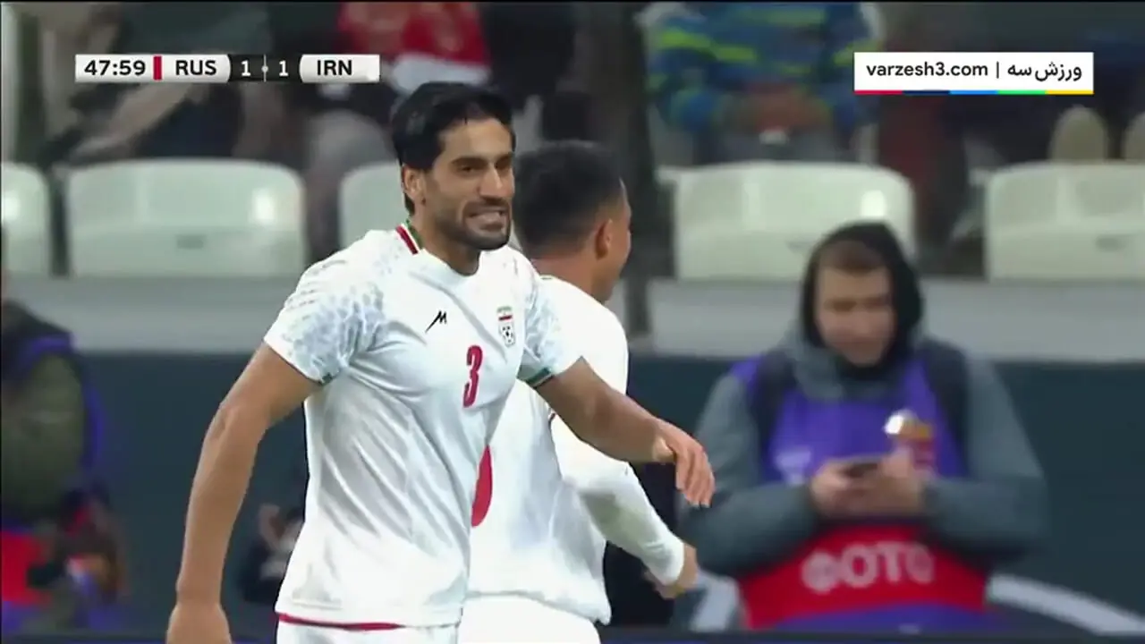 خلاصه بازی روسیه مقابل ایران را ببینید