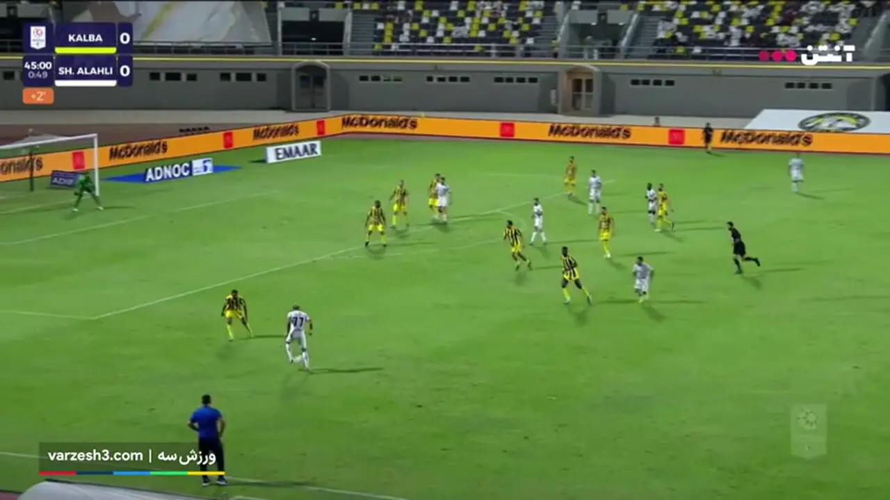 خلاصه بازی کلباء مقابل شباب الاهلی را ببینید
