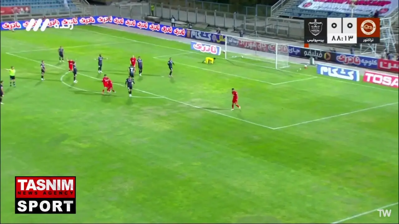گل تراکتور مقابل پرسپولیس را ببینید