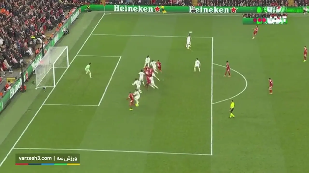 گل اول لیورپول به رئال مادرید