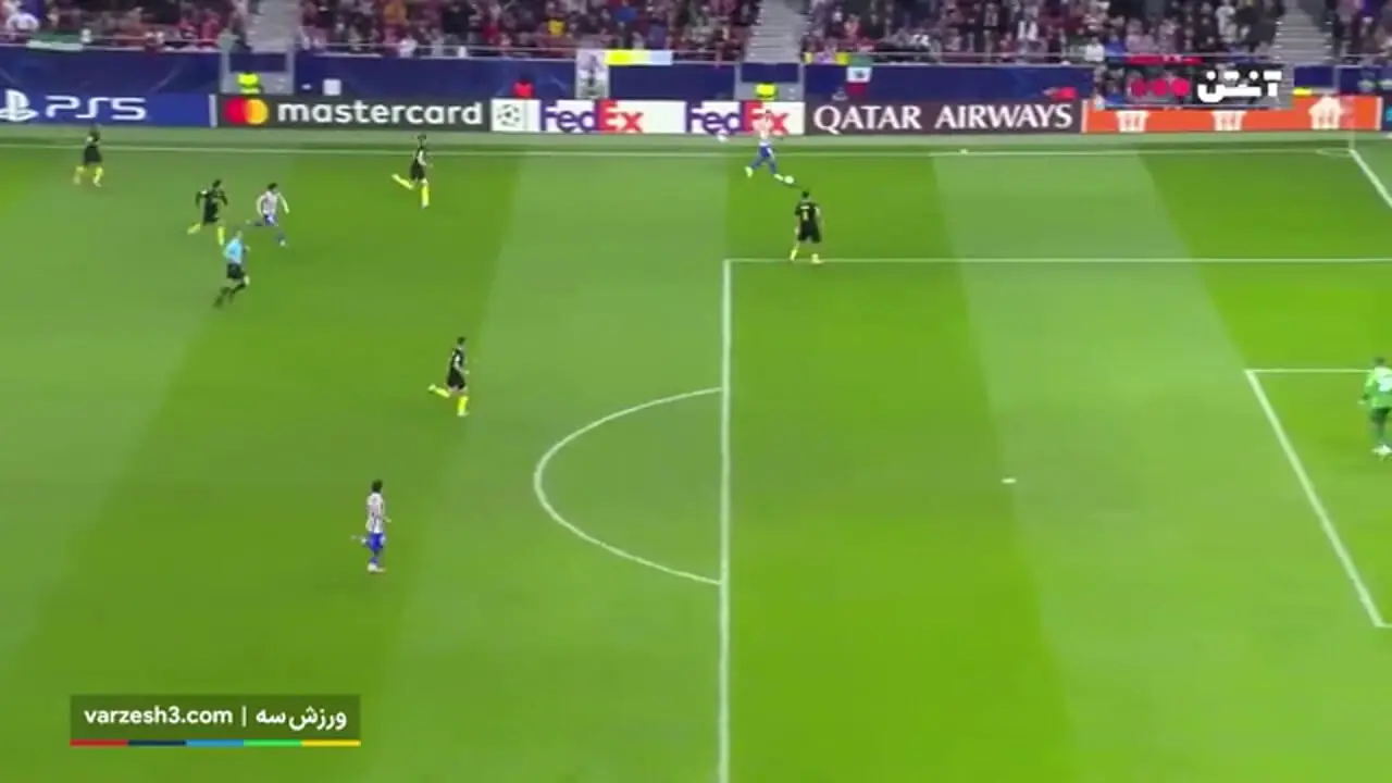 گل سوم اتلتیکو به سن ژیلوا