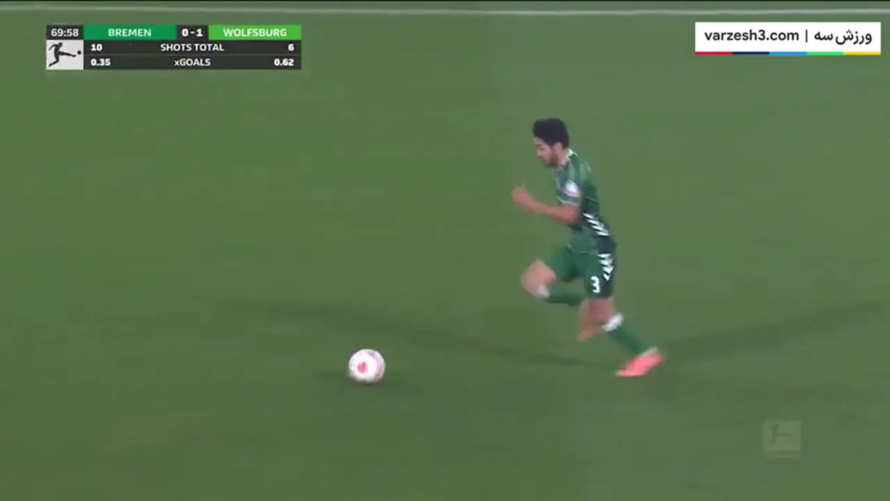 خلاصه بازی وردربرمن مقابل ولفسبورگ را ببینید