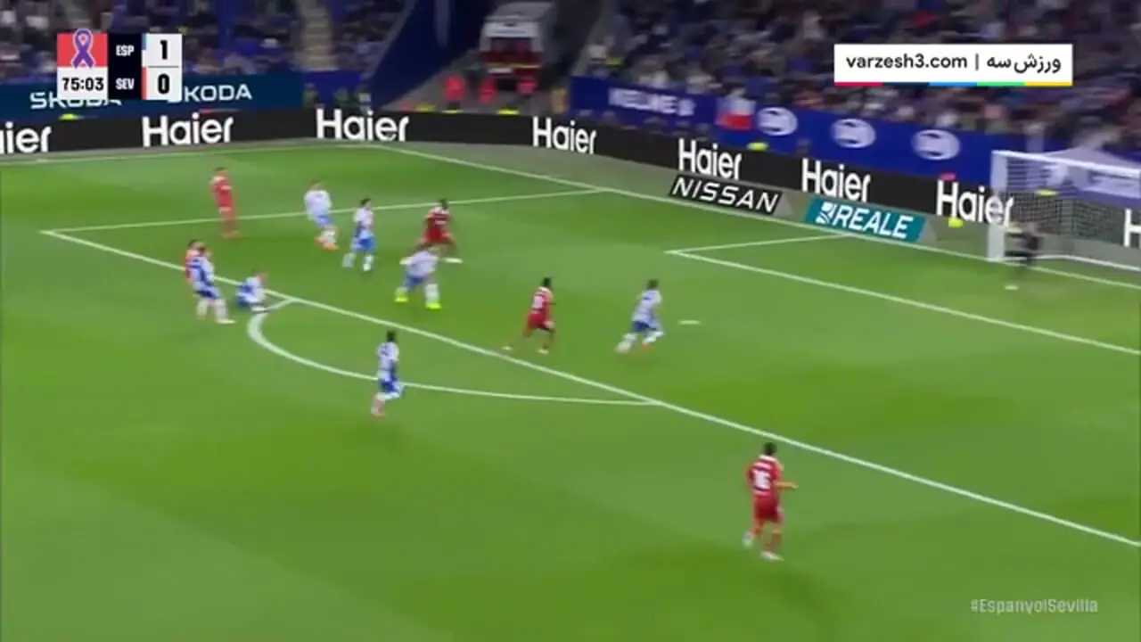 خلاصه بازی اسپانیول مقابل سویا را ببینید