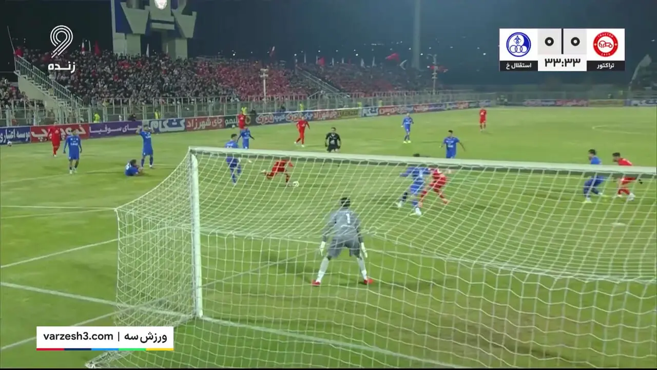 خلاصه بازی تراکتور مقابل استقلال خوزستان را ببینید