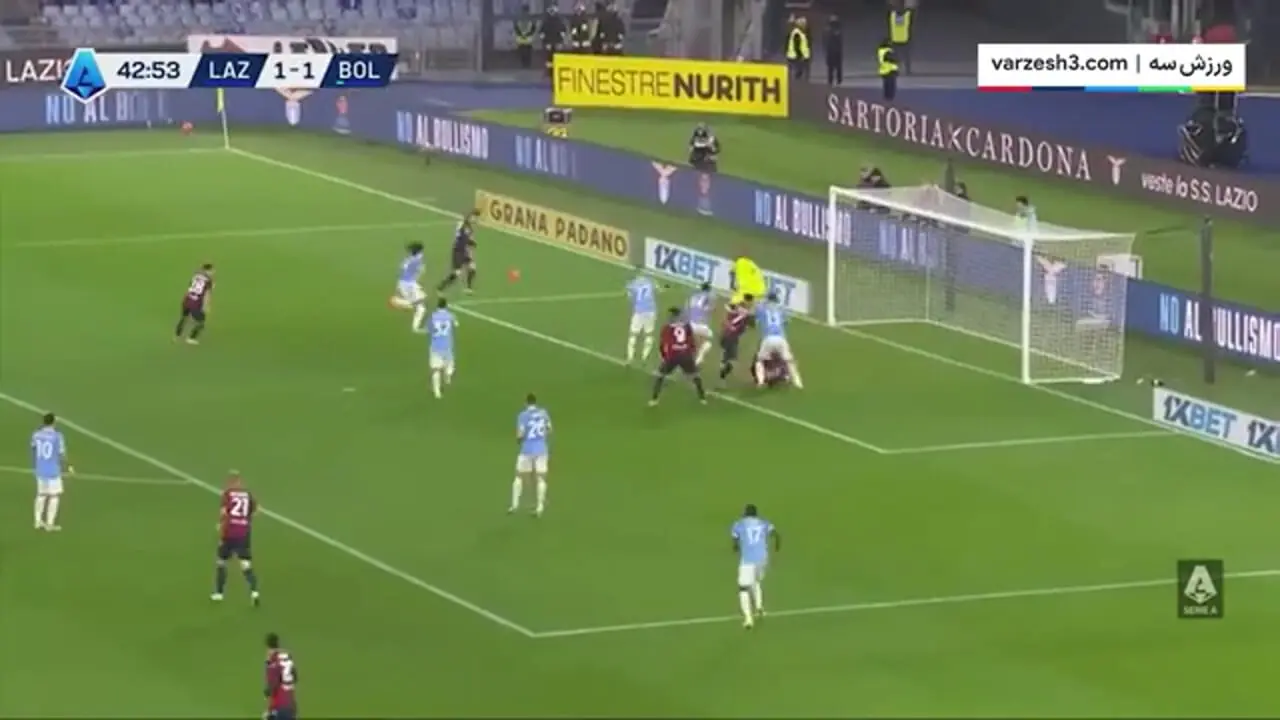 خلاصه بازی لاتزیو مقابل بولونیا را ببینید