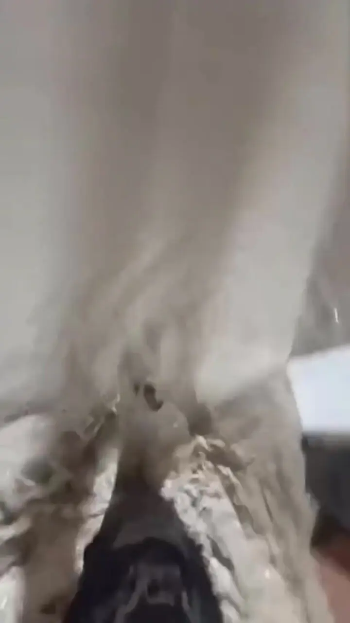 فیلمی از سیل وحشتناک در قشم