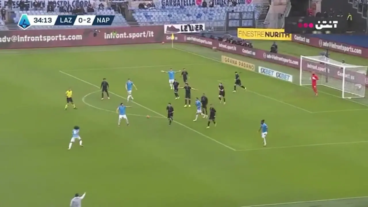خلاصه بازی لاتزیو مقابل ناپولی را بیبنید