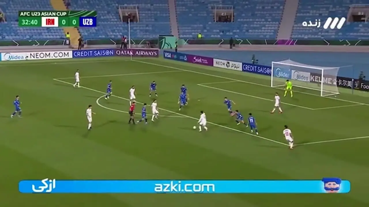 خلاصه بازی ایران مقابل ازبکستان در جام ملتهای زیر ۲۳ آسیا را ببینید