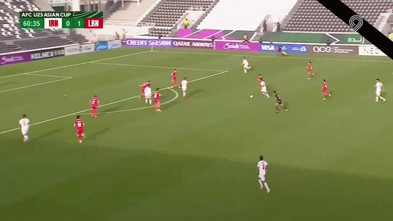 خلاصه بازی ایران مقابل لبنان در جام ملت‌های زیر ۲۳ سال آسیا را ببینید