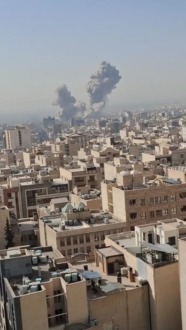 اولین ویدئوی منتشر شده از انفجار امروز در مرکز تهران