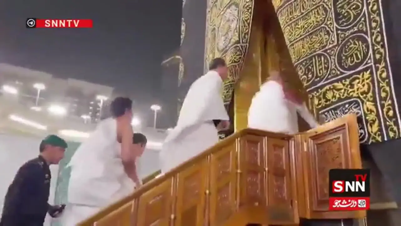 شهباز شریف در مکه مناسک عمره را به‌جا آورد + ویدئو
